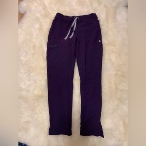 Figs Yola Scrub Pants Purple Size XS